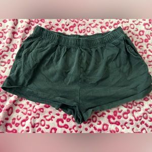 Stretchy dark gray shorts